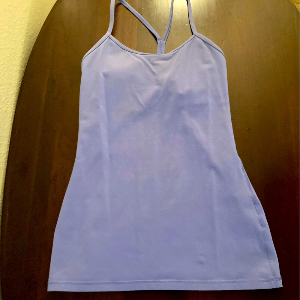 Lululemon Power Pose Tank Top Halter Shirt Athletic Women’s Size Medium M Blue